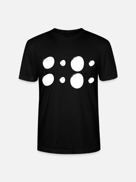 Patterns Circles Circle Shapes - Stanley/Stella CRAFTER Unisex Organic T-Shirt - black