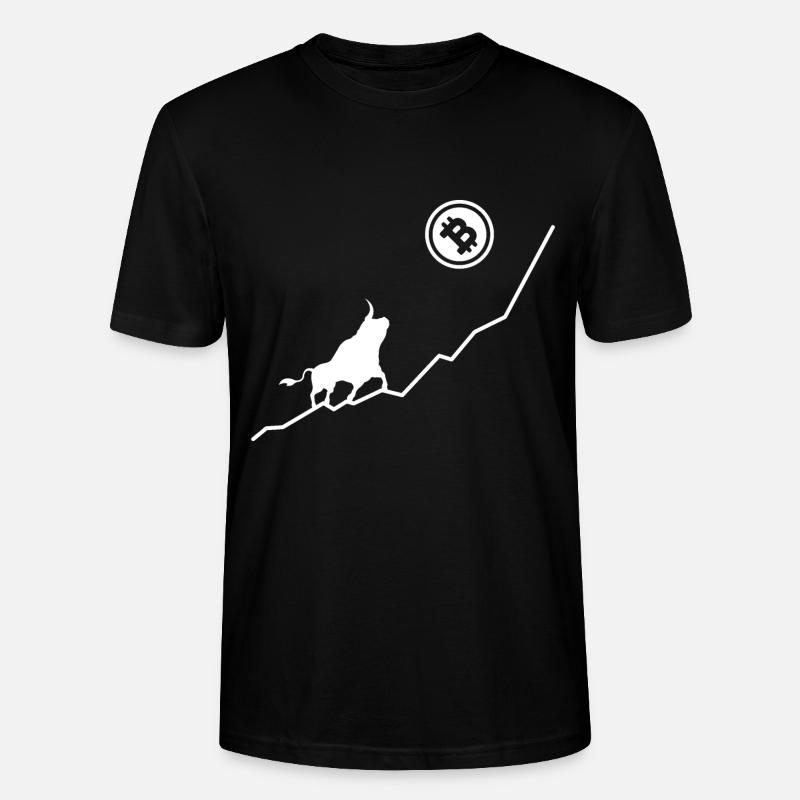 Bulle Bitcoin - Stanley/Stella Unisex Bio-T-Shirt CRAFTER - Schwarz