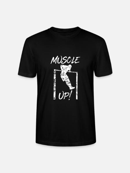 Muscle Up Calisthenics Street Workout Fitness Park - Ekologisk T-shirt CRAFTER unisex från Stanley/Stella - svart
