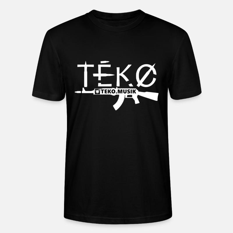 Teko - T-shirt bio CRAFTER Stanley Stella Unisexe - noir