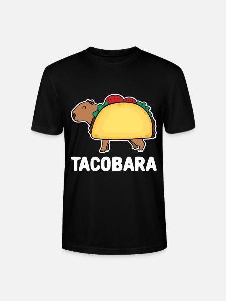 Tacobara | funny capybara capybara | Tacos - Stanley/Stella CRAFTER Unisex Organic T-Shirt - black