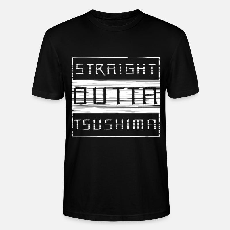 Straight Outta Tsushima - T-shirt bio CRAFTER Stanley Stella Unisexe - noir