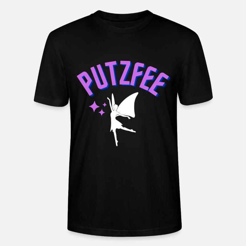 Putzfee - Stanley/Stella Unisex Bio-T-Shirt CRAFTER - Schwarz