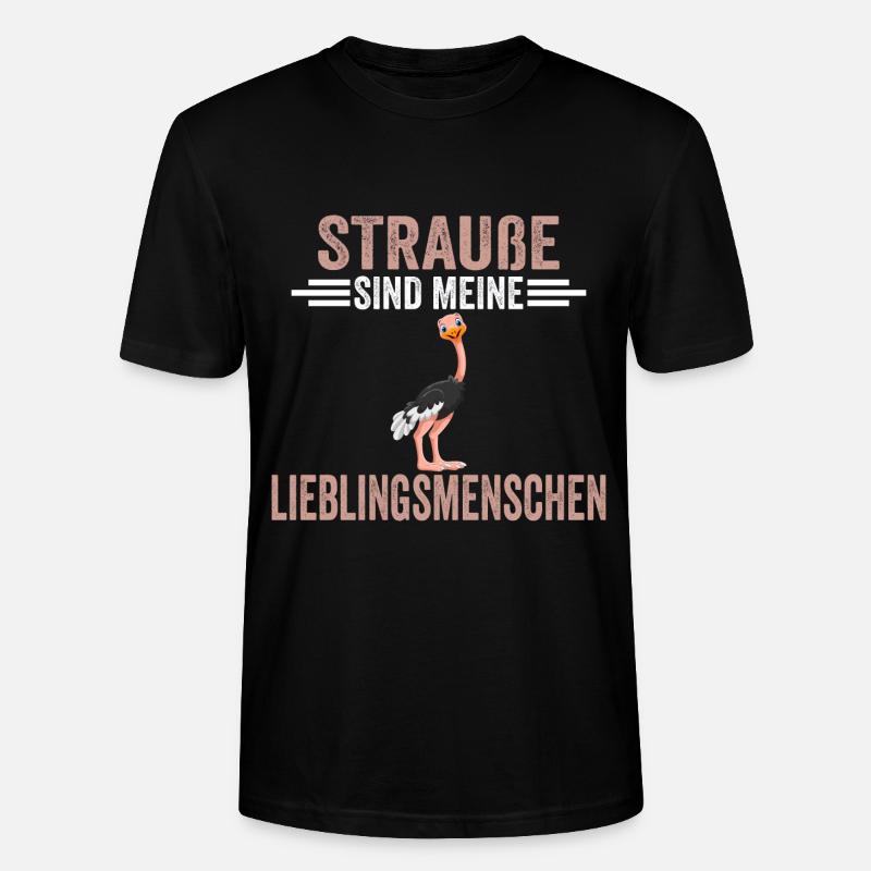 Strauß - Stanley/Stella Unisex Bio-T-Shirt CRAFTER - Schwarz