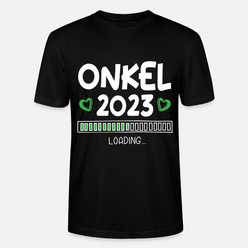 Onkel 2023 Loading - Stanley/Stella Unisex Bio-T-Shirt CRAFTER - Schwarz