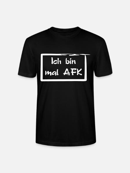 Ich bin mal AFK - Stanley/Stella Unisex Bio-T-Shirt CRAFTER - Schwarz