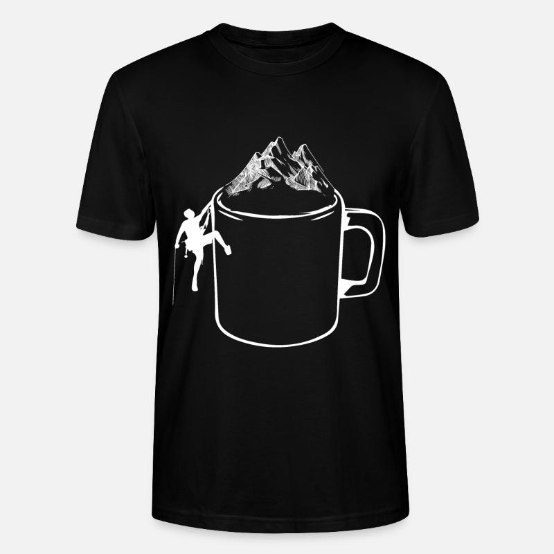 Berg - Klettern - (12) - Stanley/Stella Unisex Bio-T-Shirt CRAFTER - Schwarz