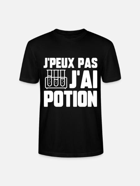 J’peux pas j’ai potion - T-shirt bio CRAFTER Stanley Stella Unisexe - noir