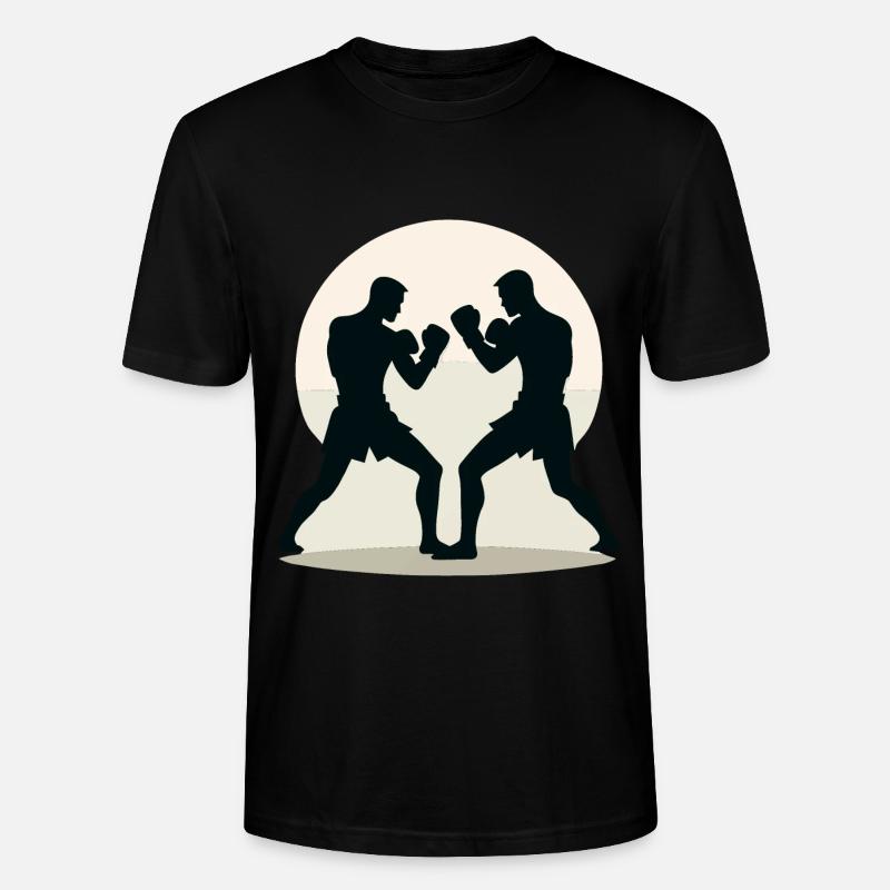 Kickboxen Kickboxer - Stanley/Stella Unisex Bio-T-Shirt CRAFTER - Schwarz