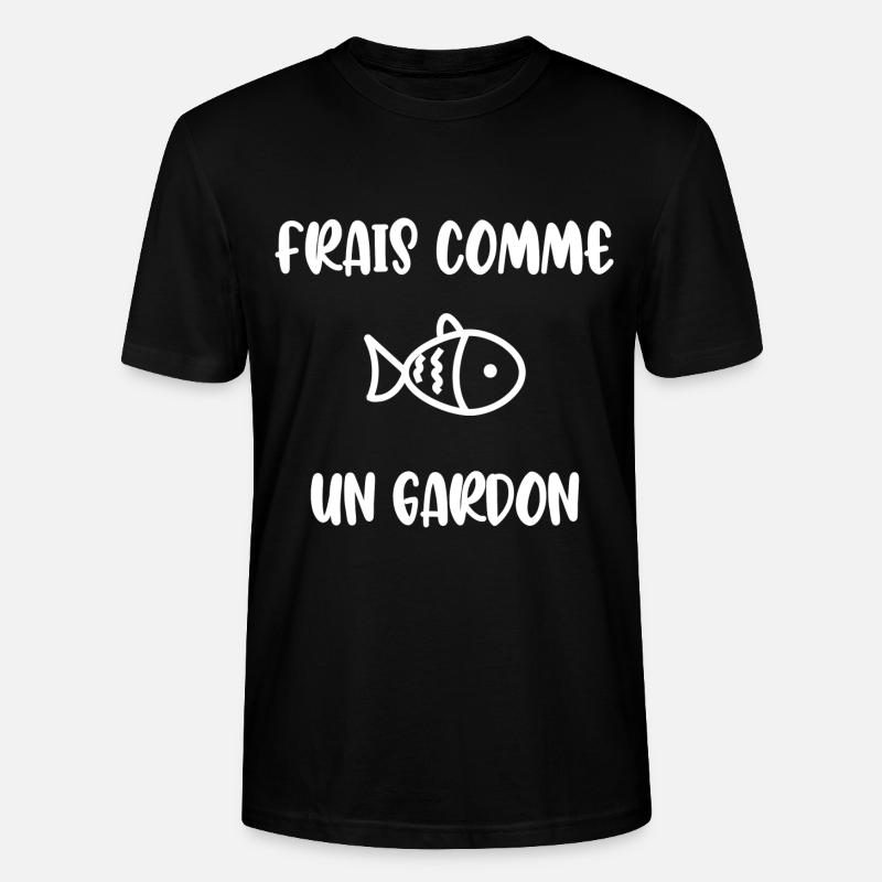 Fresh as a roach - Stanley/Stella CRAFTER Unisex Organic T-Shirt - black