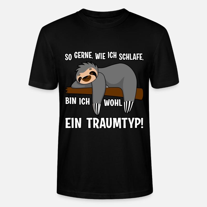 Traumtyp - Stanley/Stella Unisex Bio-T-Shirt CRAFTER - Schwarz