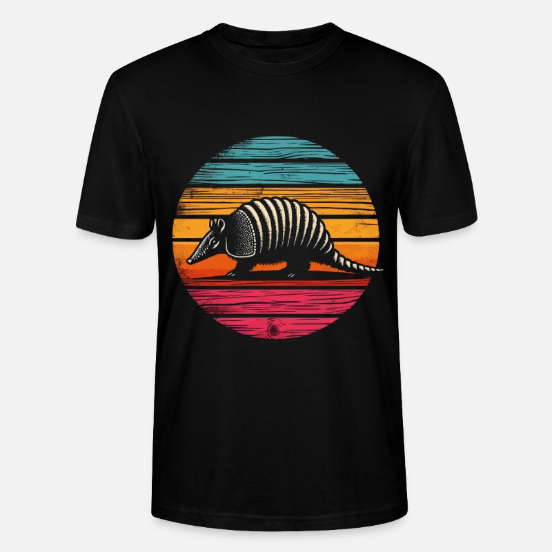 Armadillo Gürteltier - Stanley/Stella Unisex Bio-T-Shirt CRAFTER - Schwarz