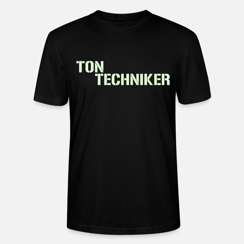 Tontechniker - Stanley/Stella Unisex Bio-T-Shirt CRAFTER - Schwarz