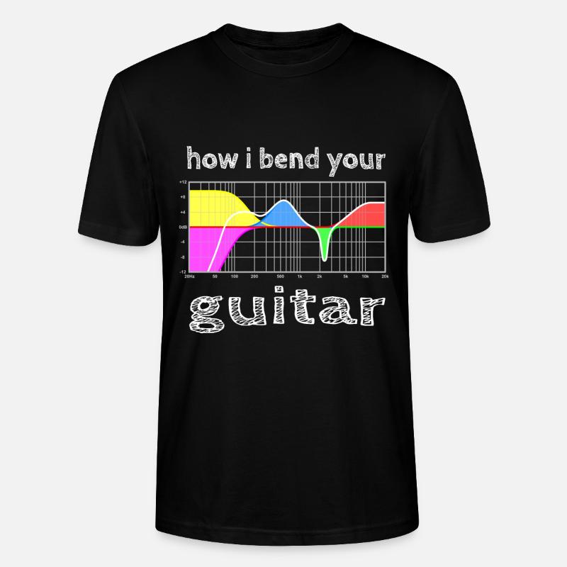 how i bend your guitar - Stanley/Stella Unisex Bio-T-Shirt CRAFTER - Schwarz