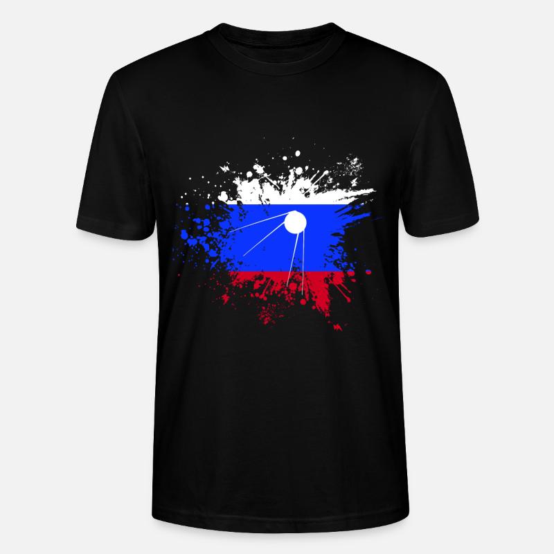 Sputnik Soviet - Stanley/Stella Unisex Bio-T-Shirt CRAFTER - Schwarz