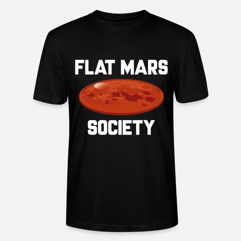 Flat Mars Society - T-shirt bio CRAFTER Stanley Stella Unisexe - noir