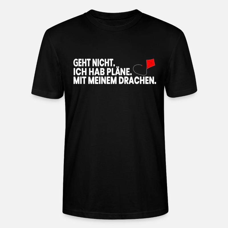 Drachensteigen - Stanley/Stella Unisex Bio-T-Shirt CRAFTER - Schwarz