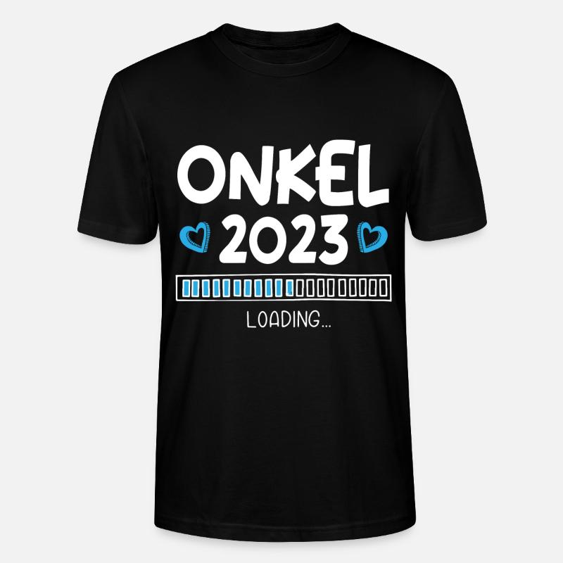 Onkel 2023 Loading - Stanley/Stella Unisex Bio-T-Shirt CRAFTER - Schwarz