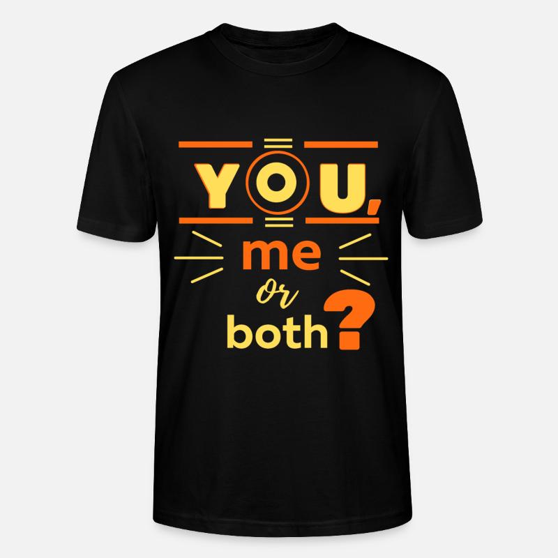 Sie, ich oder beide? - Stanley/Stella Unisex Bio-T-Shirt CRAFTER - Schwarz