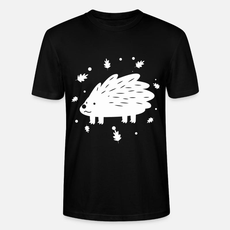 Hérisson - T-shirt bio CRAFTER Stanley Stella Unisexe - noir