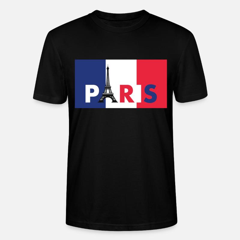 Paris - Stanley/Stella Unisex Bio-T-Shirt CRAFTER - Schwarz