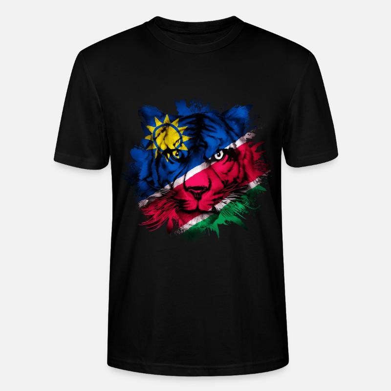 Namibia - Stanley/Stella Unisex Bio-T-Shirt CRAFTER - Schwarz