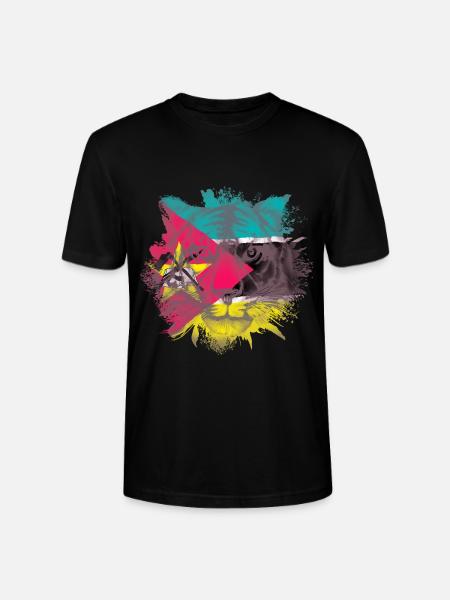 Mozambique - Stanley/Stella CRAFTER Unisex Organic T-Shirt - black