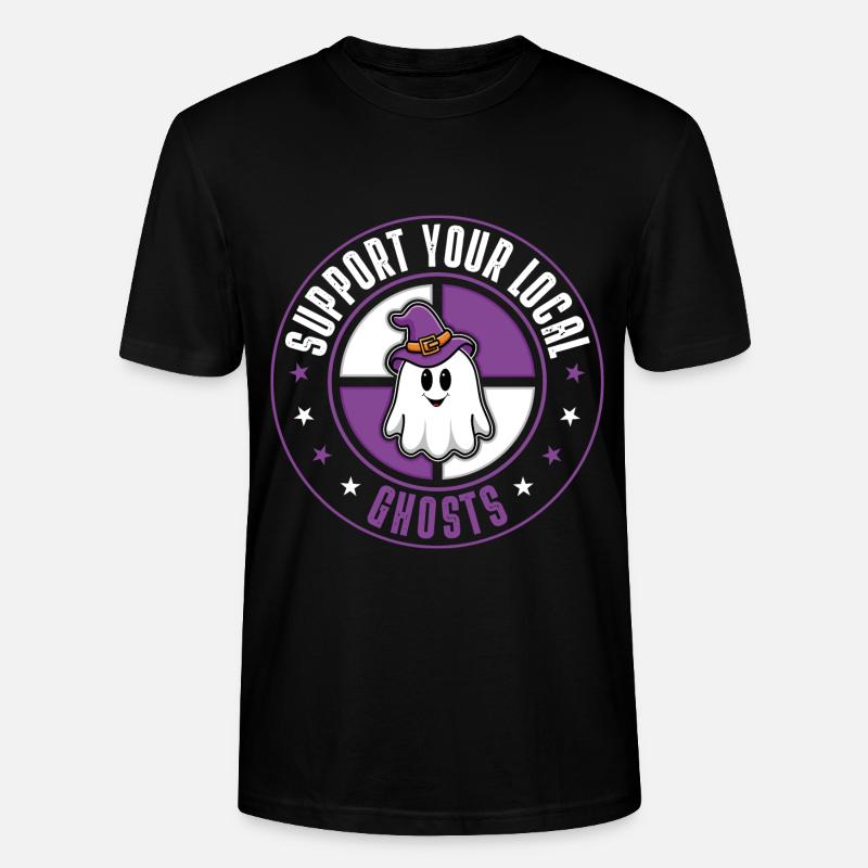 Ghosts - Stanley/Stella Unisex Bio-T-Shirt CRAFTER - Schwarz