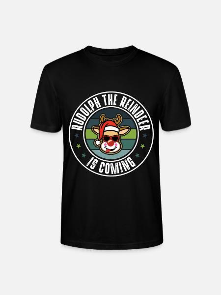 Rudolph - T-shirt bio CRAFTER Stanley Stella Unisexe - noir