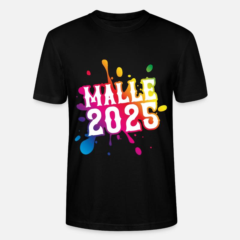 Malle 2025 Klecks - Stanley/Stella Unisex Bio-T-Shirt CRAFTER - Schwarz