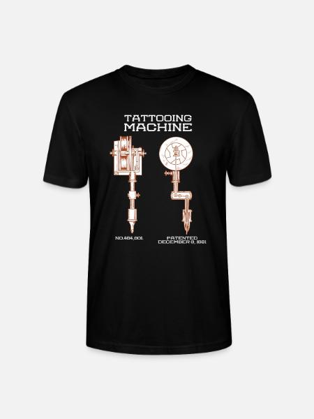 Tattoo Machine T shirt - Stanley/Stella Unisex Bio-T-Shirt CRAFTER - Schwarz