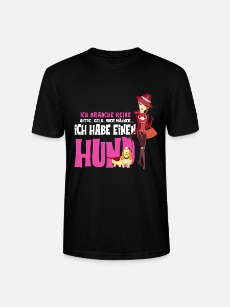 Hund Kvinder Mænd Hunde Penge Gave - Stanley Stella CRAFTER unisex økologisk-T-shirt - sort