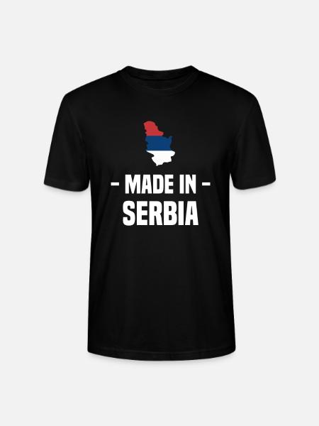 Serbia! - Stanley/Stella CRAFTER Unisex Organic T-Shirt - black