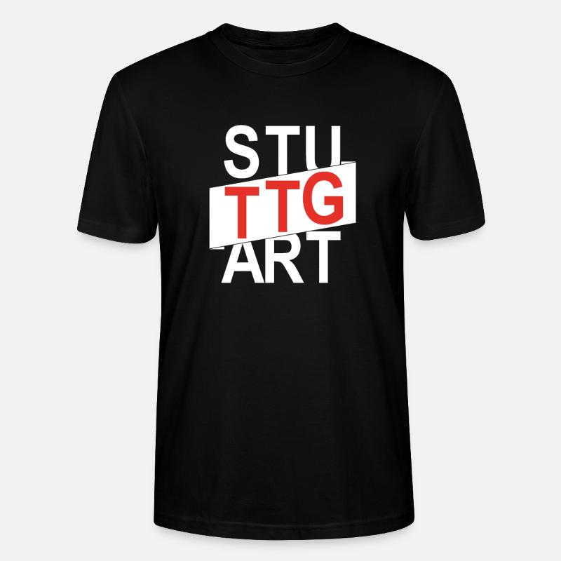 Stuttgart Stuttgart - T-shirt bio CRAFTER Stanley Stella Unisexe - noir