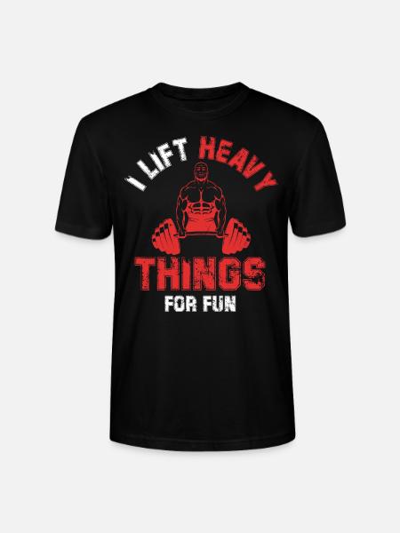 Weightlifter - Stanley/Stella CRAFTER Unisex Organic T-Shirt - black