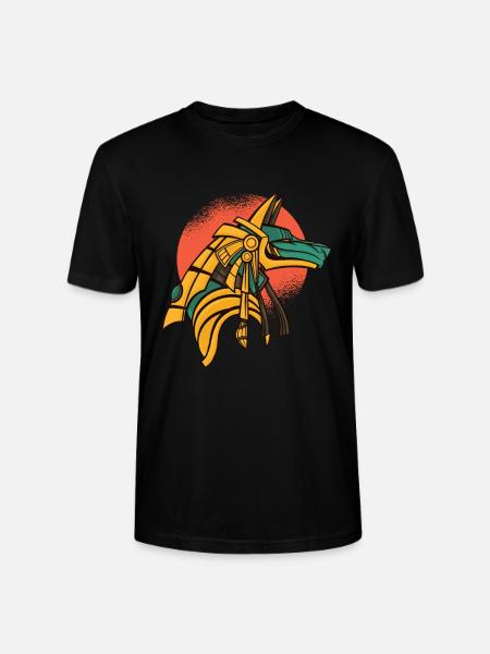 Mythologie égyptienne Anubis Pyramiede Toteng dieu - T-shirt bio CRAFTER Stanley Stella Unisexe - noir