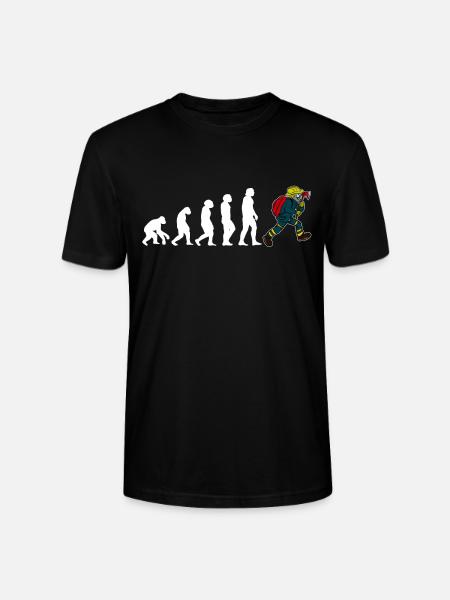 Feuerwehrmann Evolution Jugendfeuerwehr - Stanley/Stella Unisex Bio-T-Shirt CRAFTER - Schwarz