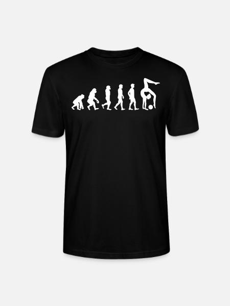 Rhythmic Gymnastics Ball Gymnast Evolution Funny - Stanley/Stella CRAFTER Unisex Organic T-Shirt - black