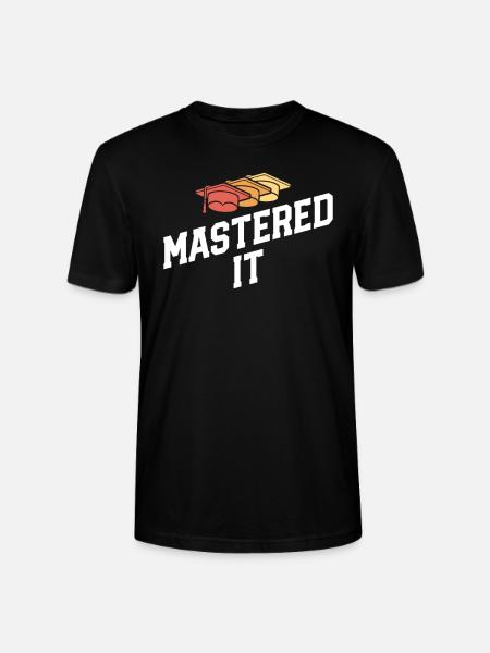 Mastered It Masters Abschlussfeier - Stanley/Stella Unisex Bio-T-Shirt CRAFTER - Schwarz