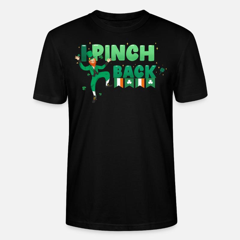 Bonne Saint-Patrick. La Saint-Patrick! - T-shirt bio CRAFTER Stanley Stella Unisexe - noir