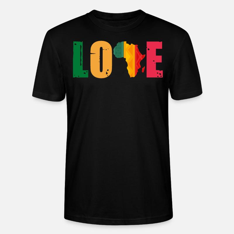 Afrika - Stanley/Stella Unisex Bio-T-Shirt CRAFTER - Schwarz