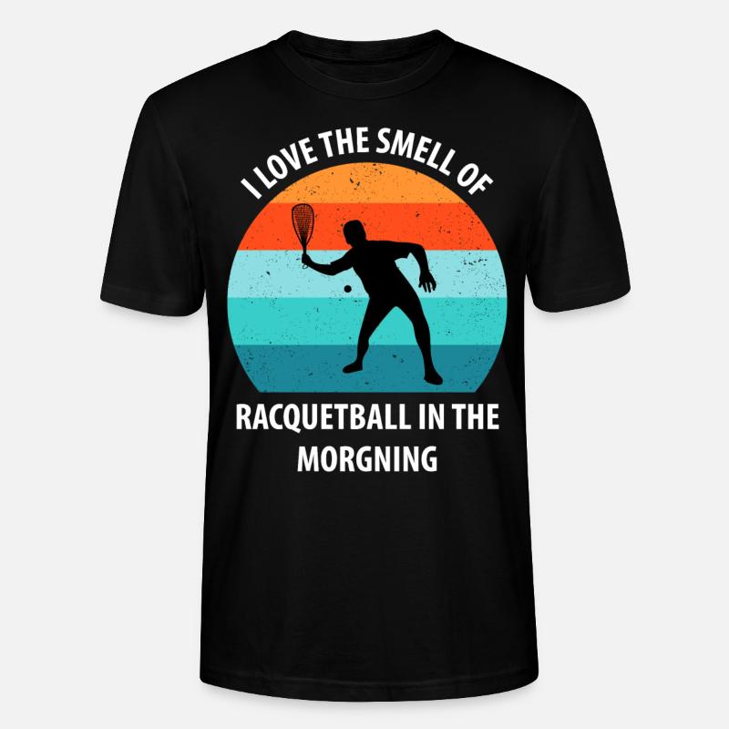 Racqueetball - Stanley/Stella Unisex Bio-T-Shirt CRAFTER - Schwarz