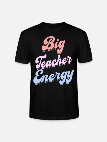 Energische Lehrerin Lehrerin - Stanley/Stella Unisex Bio-T-Shirt CRAFTER - Schwarz