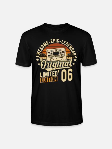 Legendary 2006 - Stanley/Stella CRAFTER Unisex Organic T-Shirt - black