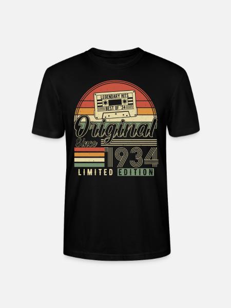1934 - Eternal Legend - Stanley/Stella CRAFTER Unisex Organic T-Shirt - black