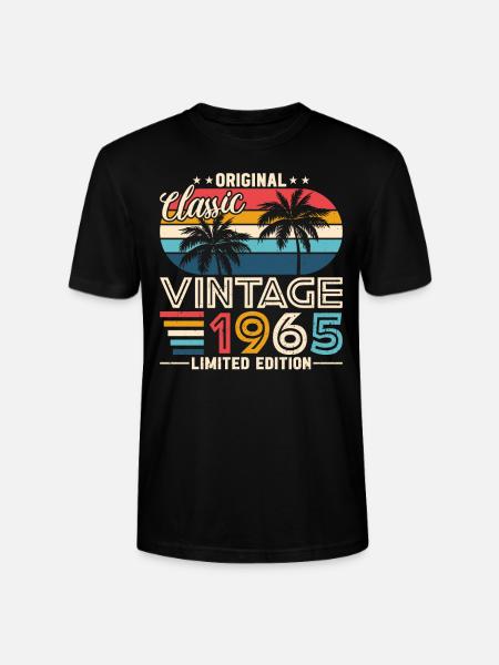 Legendary 59th birthday 1965 - Stanley/Stella CRAFTER Unisex Organic T-Shirt - black