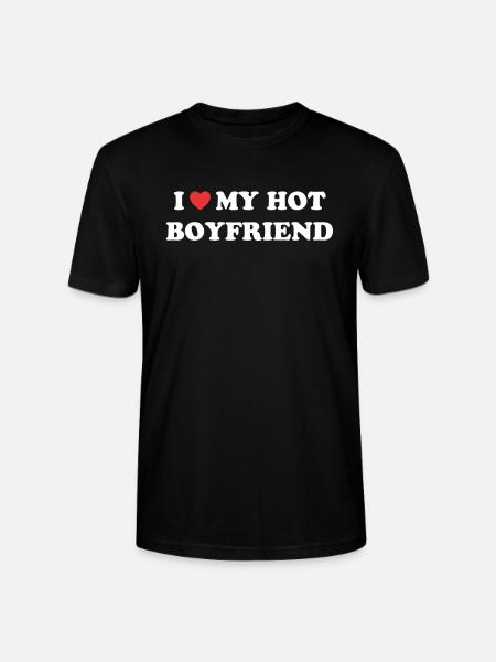 Love my hot friend - Stanley/Stella CRAFTER Unisex Organic T-Shirt - black