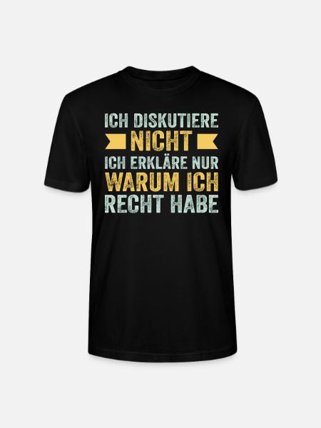 Rechthaber Erklärung - Stanley/Stella Unisex Bio-T-Shirt CRAFTER - Schwarz