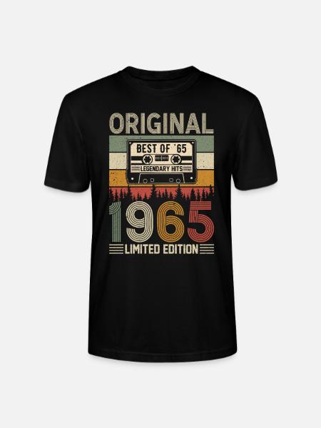 Born Legends '65 - Stanley/Stella CRAFTER Unisex Organic T-Shirt - black