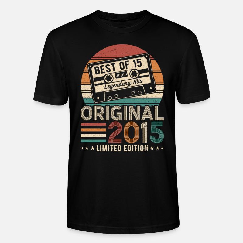 Himmelsgeschenk 2015 - Stanley/Stella Unisex Bio-T-Shirt CRAFTER - Schwarz